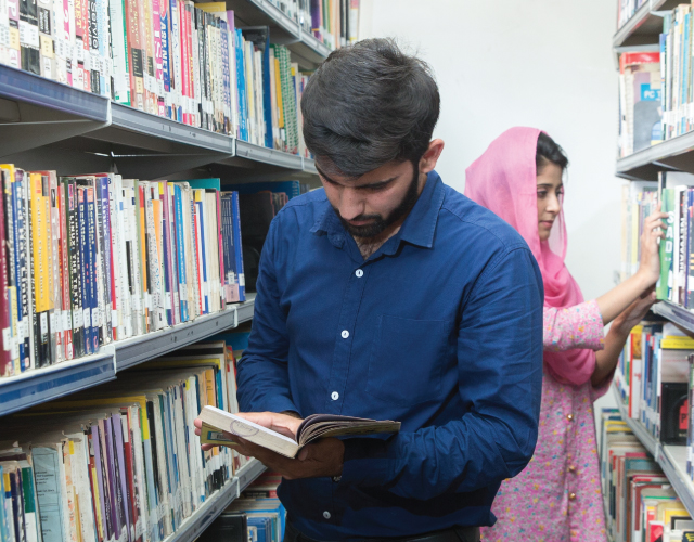 Students in Library
