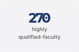 270 Highly Qualified Faculty