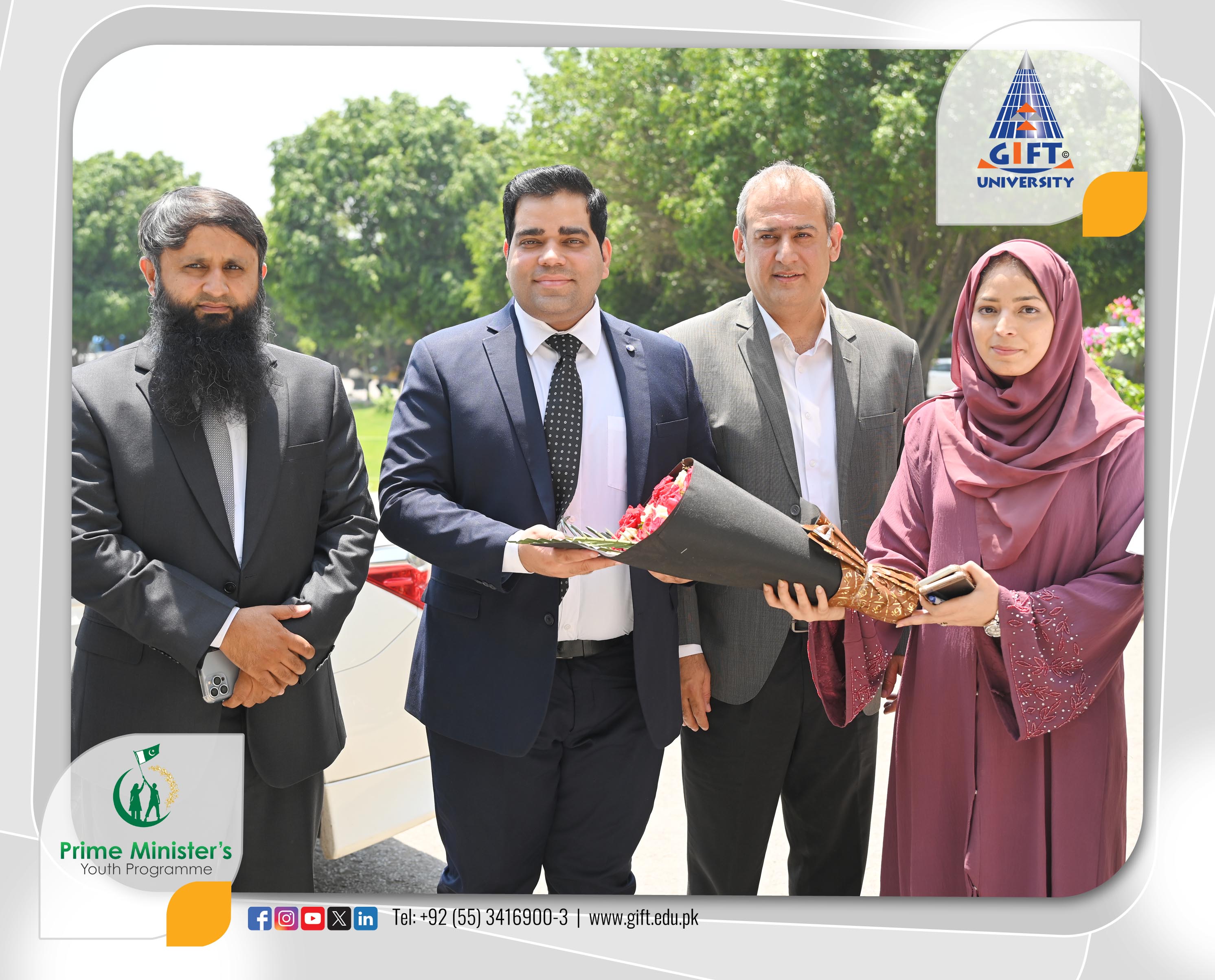 Focal Person PM Youth Programme Fahad Shahbaz Applauds GIFT University for Modern Educational Initiatives