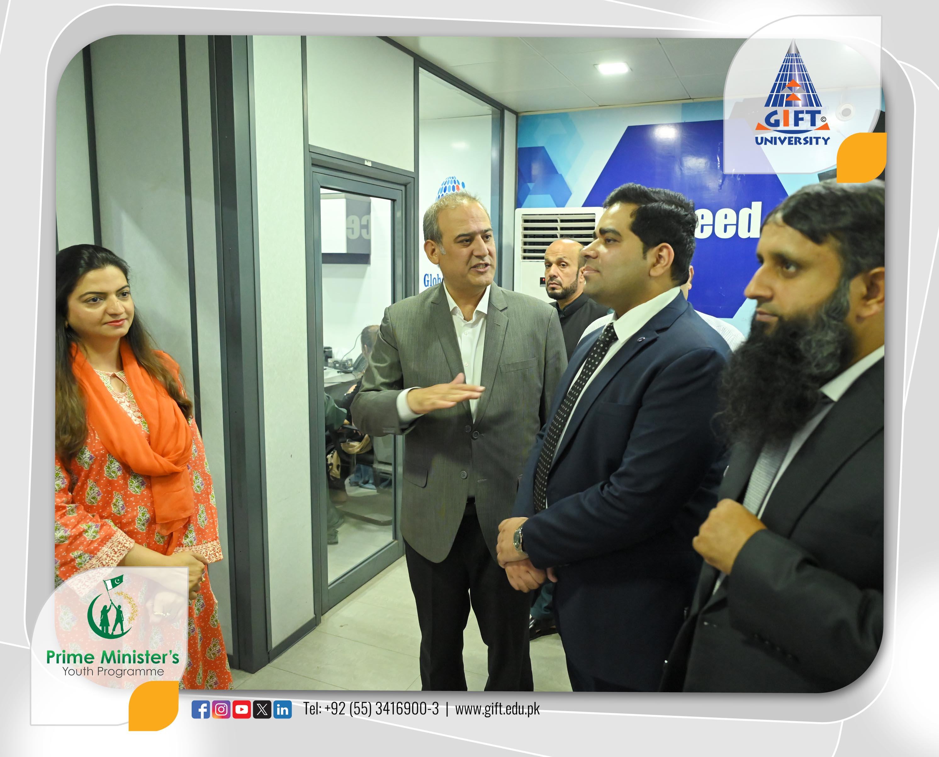 Focal Person PM Youth Programme Fahad Shahbaz Applauds GIFT University for Modern Educational Initiatives - Image 8