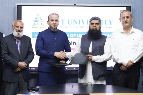GIFT University and Qarshi Foundation Sign MoU to Establish Qarshi Clinic of Natural Medicine
