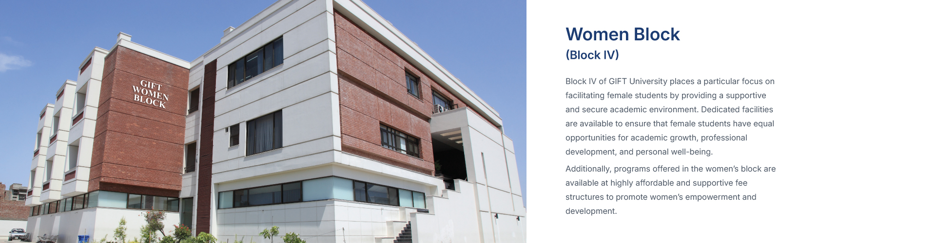 Women Block (Block IV)